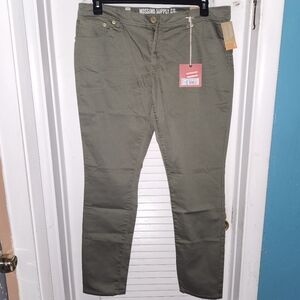 Mossimo Supply Co Army Green Skinny Pants